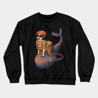 Whale Water vehicle Crewneck Sweatshirt